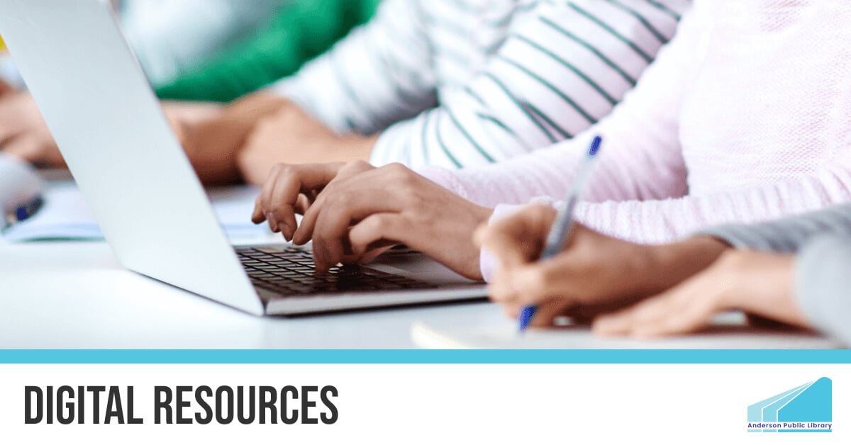 Digital Resources Anderson Public Library